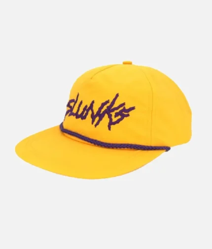 Slunks Nylon Hat Purple and Gold (1)